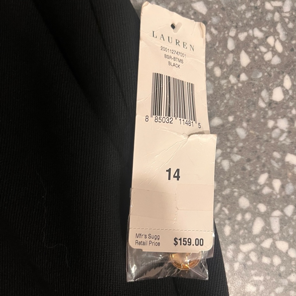 Lauren Ralph Lauren Classic Black Trousers new with tags - Picture 5 of 8